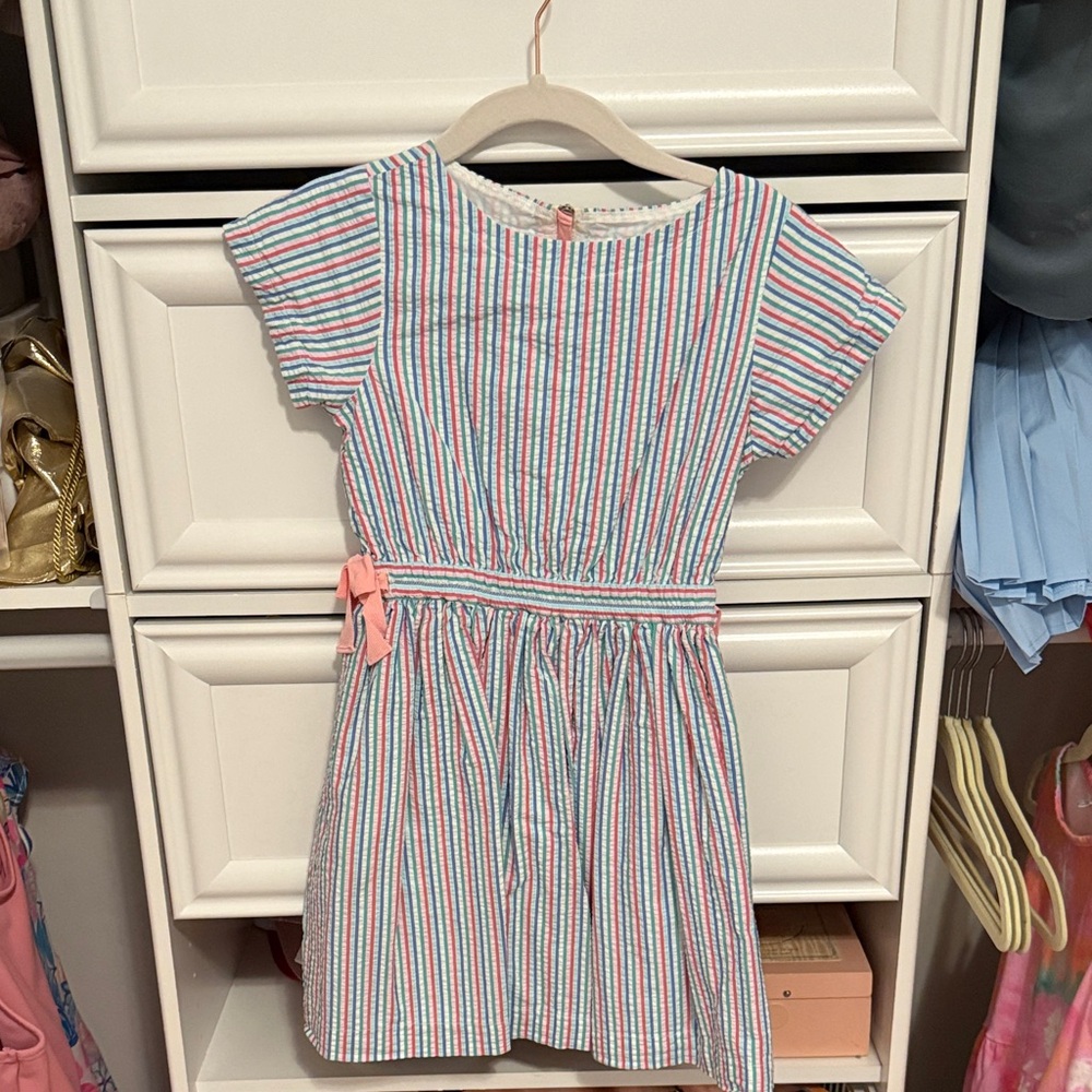 Striped Multicolor Crewcuts Kids Dress